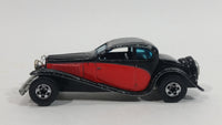 1981 Hot Wheels '37 Bugatti Black Red Die Cast Toy Classic Luxury Car Vehicle - Treasure Valley Antiques & Collectibles