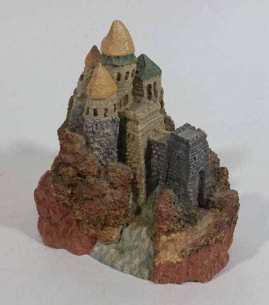 Castle House Built on Rocky Ocean Front Cliff Decorative Resin Ornament