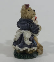 2001 Boydsenbeary Acres Momma with Gertie & Lil' Henry Tiny Miniature Bear and Chickens Hens Resin Figurine