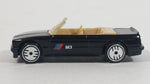 Rare Version 1990 Hot Wheels Ultra Hots BMW 323 M3 Black Die Cast Toy Car Vehicle - BMW Stamped License Plate