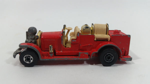 1982 Hot Wheels Old Number 5 Fire Truck Red Die Cast Toy Firefighting Rescue Emergency Vehicle - Treasure Valley Antiques & Collectibles