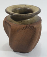 Miller Stoneware Handmade Twisted Style Flower Pot Planter