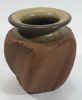 Miller Stoneware Handmade Twisted Style Flower Pot Planter