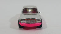 1990 Hot Wheels California Customs Mercedes 380 SEL Chrome and Pink Die Cast Toy Luxury Car Vehicle