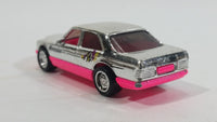 1990 Hot Wheels California Customs Mercedes 380 SEL Chrome and Pink Die Cast Toy Luxury Car Vehicle - Treasure Valley Antiques & Collectibles