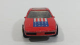 1987 Hot Wheels The Hot Ones Pontiac Fiero 2M4 Red Die Cast Toy Sports Car Vehicle - GHO