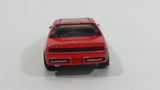 1987 Hot Wheels The Hot Ones Pontiac Fiero 2M4 Red Die Cast Toy Sports Car Vehicle - GHO