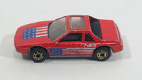 1987 Hot Wheels The Hot Ones Pontiac Fiero 2M4 Red Die Cast Toy Sports Car Vehicle - GHO