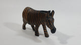 Zebra Carved Wooden Animal Figurine