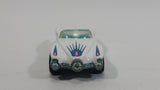 1991 Hot Wheels Street Beast White and Turquoise Die Cast Toy Car Vehicle