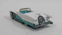 1991 Hot Wheels Street Beast White and Turquoise Die Cast Toy Car Vehicle - Treasure Valley Antiques & Collectibles