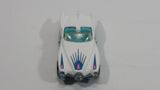 1991 Hot Wheels Street Beast White and Turquoise Die Cast Toy Car Vehicle - Treasure Valley Antiques & Collectibles