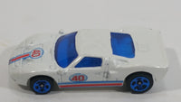 2008 Hot Wheels Web Trading Cards Ford GT - 40 Pearl White Die Cast Toy Race Car Vehicle