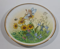 Edwardian Fairy Fairies Bee and Flower Themed Fine Bone China Collector Plate By MG Greensmith