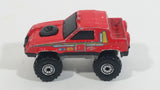 1990 Hot Wheels Gulch Stepper Red Die Cast Toy Car Vehicle