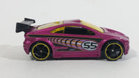 2015 Hot Wheels Asphalt Assault Magenta Purple #55 Die Cast Toy Car Vehicle - Treasure Valley Antiques & Collectibles