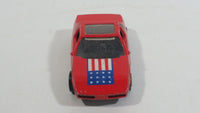 1987 Hot Wheels The Hot Ones Pontiac Fiero 2M4 Red Die Cast Toy Sports Car Vehicle - GHO