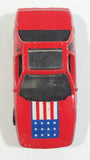 1987 Hot Wheels The Hot Ones Pontiac Fiero 2M4 Red Die Cast Toy Sports Car Vehicle - GHO