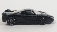 2008 Hot Wheels Ferrari FXX Black with White Stripe Die Cast Toy Dream Car Vehicle