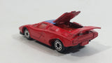 Rare Vintage Yatming Style Lamborghini Countach #45 Red Die Cast Toy Exotic Car Vehicle with Opening Rear Hood Made in Hong Kong
