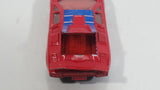 Rare Vintage Yatming Style Lamborghini Countach #45 Red Die Cast Toy Exotic Car Vehicle with Opening Rear Hood Made in Hong Kong