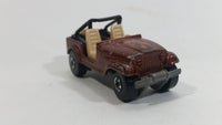 1983 Hot Wheels Jeep CJ-7 Brown Die Cast Toy Car Vehicle