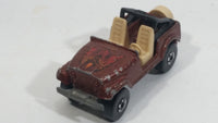 1983 Hot Wheels Jeep CJ-7 Brown Die Cast Toy Car Vehicle