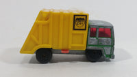 Vintage 1979 Lesney Matchbox Refuse Truck No. 36 Green Yellow Garbage Pickup Die Cast Toy Car Vehicle