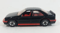 1991 Hot Wheels Peugeot 405 Black Die Cast Toy Car Vehicle