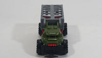 2015 Matchbox Jurassic World Mauler Hauler Truck Olive Green Die Cast Toy Car Vehicle