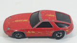 1982 Hot Wheels Porsche 928 P-928 Turbo Red Die Cast Toy Car Vehicle Made in Hong Kong