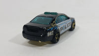 2007 Hot Wheels Police Patrol Ford Fusion 002 Black Die Cast Toy Cop Law Enforcement Car Vehicle