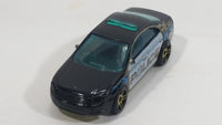 2007 Hot Wheels Police Patrol Ford Fusion 002 Black Die Cast Toy Cop Law Enforcement Car Vehicle