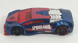 2015 Hot Wheels Marvel Spider-Man VS. the Sinister Six Zotic Blue Red Die Cast Toy Car Vehicle