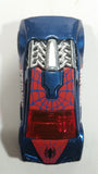 2015 Hot Wheels Marvel Spider-Man VS. the Sinister Six Zotic Blue Red Die Cast Toy Car Vehicle