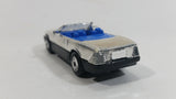 1991 Hot Wheels Mercedes-Benz SL Convertible Chrome Black Die Cast Toy Luxury Car Vehicle