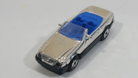 1991 Hot Wheels Mercedes-Benz SL Convertible Chrome Black Die Cast Toy Luxury Car Vehicle - Treasure Valley Antiques & Collectibles