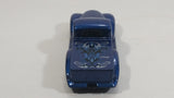 2002 Hot Wheels First Editions Super Smooth Truck Metalflake Dark Blue Die Cast Toy Low Rider Car Vehicle