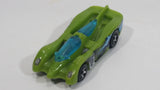 2006 Hot Wheels Terrordactyl Power Pistons Lime Green Plastic Body Die Cast Toy Race Car Vehicle