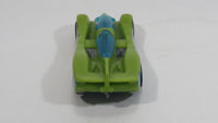 2006 Hot Wheels Terrordactyl Power Pistons Lime Green Plastic Body Die Cast Toy Race Car Vehicle