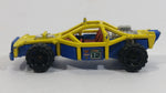 2010 Hot Wheels Jungle Rally Roll Cage Yellow and Blue Die Cast Toy Car Vehicle - Treasure Valley Antiques & Collectibles