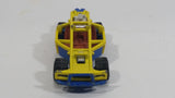 2010 Hot Wheels Jungle Rally Roll Cage Yellow and Blue Die Cast Toy Car Vehicle - Treasure Valley Antiques & Collectibles