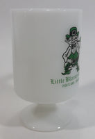 Vintage Little Blarney Castle Portland Oregon Leprechaun Irish Themed Milk Glass Coffee Mug Souvenir Travel Collectible