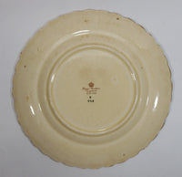 Antique 1930s Royal Cauldon Chatsworth White Decorative 9 3/4" Pottery Plate