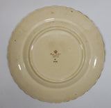 Antique 1930s Royal Cauldon Chatsworth White Decorative 9 3/4" Pottery Plate