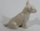 Vintage 1965-1980 Belleek Ireland Scottish West Highland Terrier Porcelain White Dog Figurine