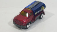 2002 Matchbox Rescue Rookies H2O Patrol Tanker Truck Dark Red and Blue Die Cast Toy Car Firefighting Vehicle