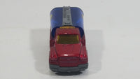 2002 Matchbox Rescue Rookies H2O Patrol Tanker Truck Dark Red and Blue Die Cast Toy Car Firefighting Vehicle