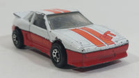 1987 Matchbox Pontiac Fiero White Red Die Cast Toy Car Vehicle