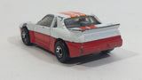 1987 Matchbox Pontiac Fiero White Red Die Cast Toy Car Vehicle